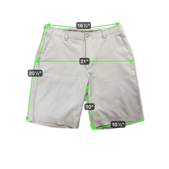 Ben Hogan - Mens Shorts Size: 34 Golf Flat Front Blue Patterned - Picture 4 of 4